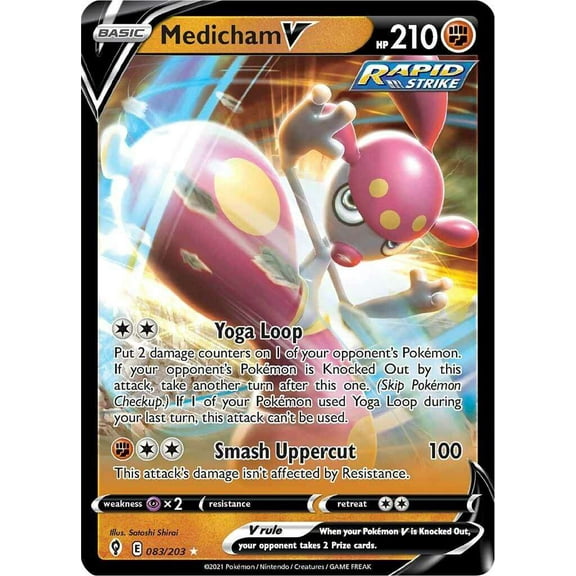 Pokemon Evolving Skies Medicham V #083