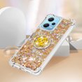 thumbnail image 5 of Funda para Xiaomi Redmi Note 12 4G con Brillo Líquido Flotante, Purpurina, Parachoques y Anillo Giratorio Soporte, 5 of 5