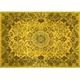 thumbnail image 1 of Ahgly Company Indoor Rectangle Medallion Yellow Traditional Area Rugs, 8' x 12', 1 of 4