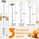 thumbnail image 2 of Espumador de leche eléctrico - Mini batidor 3 en 1 con 3 velocidades ajustables, recargable por USB, para leche, café, capuchino y chocolate caliente, 2 of 8