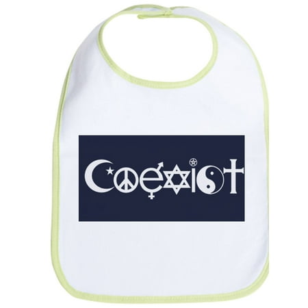 

CafePress - Coexist - Cute Cloth Baby Bib Toddler Bib