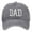 Grey, variant on WCJM Brown cotton Dad 2025 Promoted To Dad 2025 Daddy Established 2025 Hats For Men Washed Distressed Baseball Cap Dad Embroidered Pigment Dyed Profile Cotton Cap