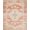 Terracotta Beige, Pattern 14, variant on ODIKA Vintage Oriental Medallion With Distressed Floral Border And Scroll Motifs for Playroom, Bedroom, Reading Nook, Pet Friendly & Kids Safe Play
