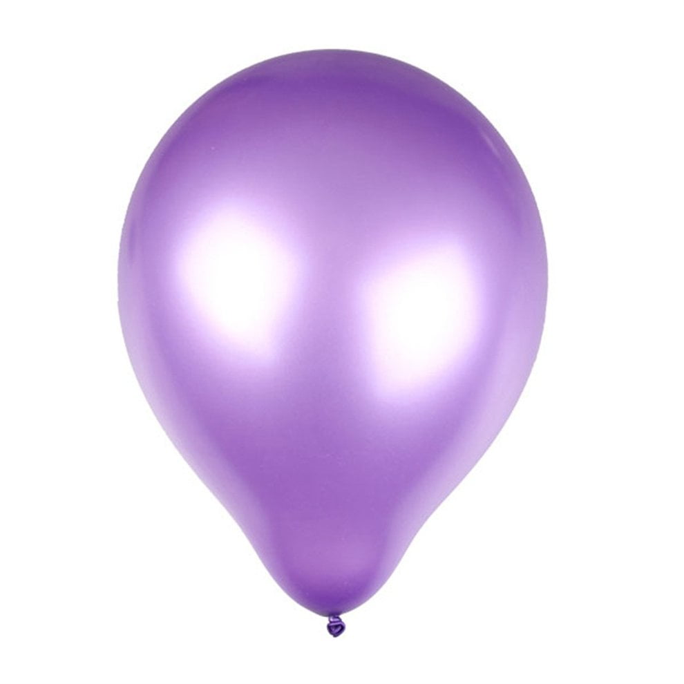 NEW 100pcs 10' Decor Latex Pearlized Pearl Balloons for Party Wedding Birthday Gift purple