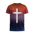 thumbnail image 3 of Uooqdmx Shirts for Men Mens Graphic T-shirts Easter Printed Short Sleeved T Shirt for Men Comfort Colors Tshirt Red XL, 3 of 4