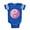 Royal Blue, variant on CafePress - Pink Yin Yang_New - Cute Infant Baby Football Bodysuit