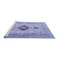 thumbnail image 2 of Ahgly Company Machine Washable Indoor Rectangle Persian Blue Traditional Area Rugs, 2' x 4', 2 of 4