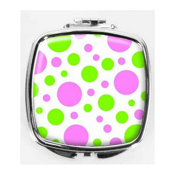 Polka Dots Compact Mirror