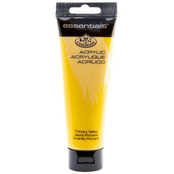 Royal & Langnickel Essentials 120ml Primary Yellow Artist Acrylic Paint