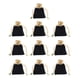 thumbnail image 1 of EeaseMX 10 bolsas con cordón para guardar joyas, organizador de tela, bolsas de regalo pequeñas (negras), 1 of 7