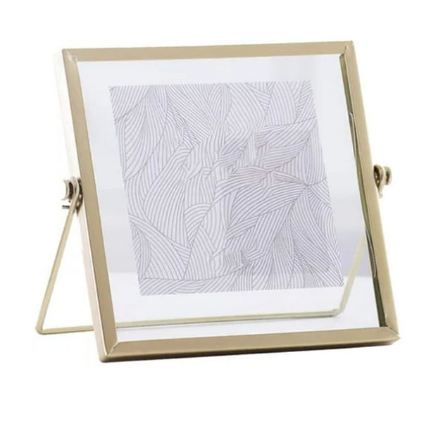 Decoraciones de escritorio Jadeshay Marco de fotos transparente Diseño elevado