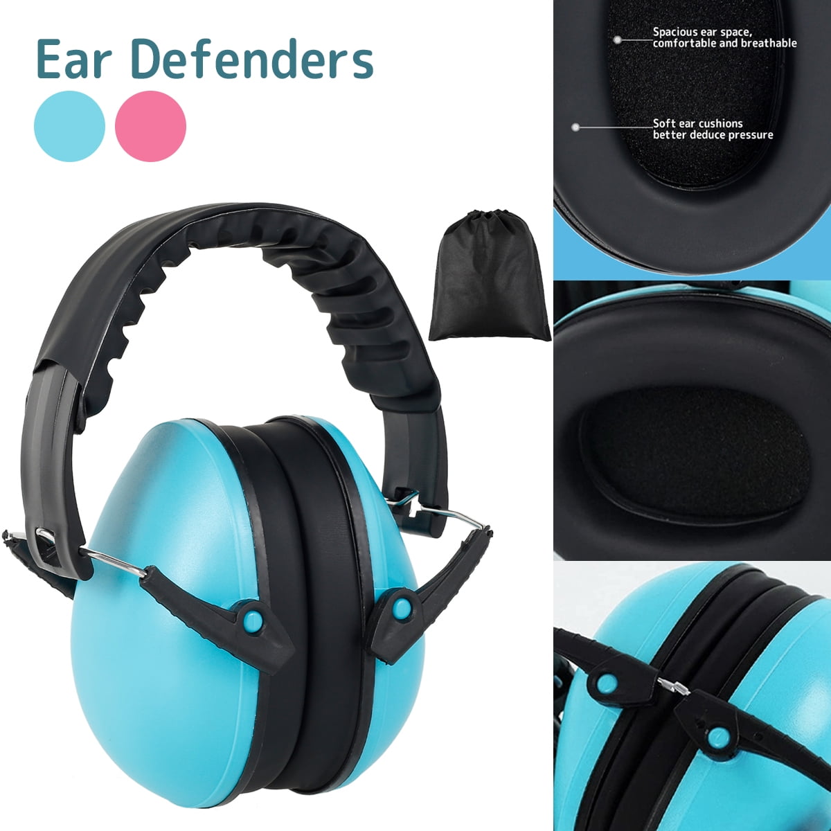 Hearing Protection Earmuffs Ear Defenders for Kids Toddlers Children Babies 