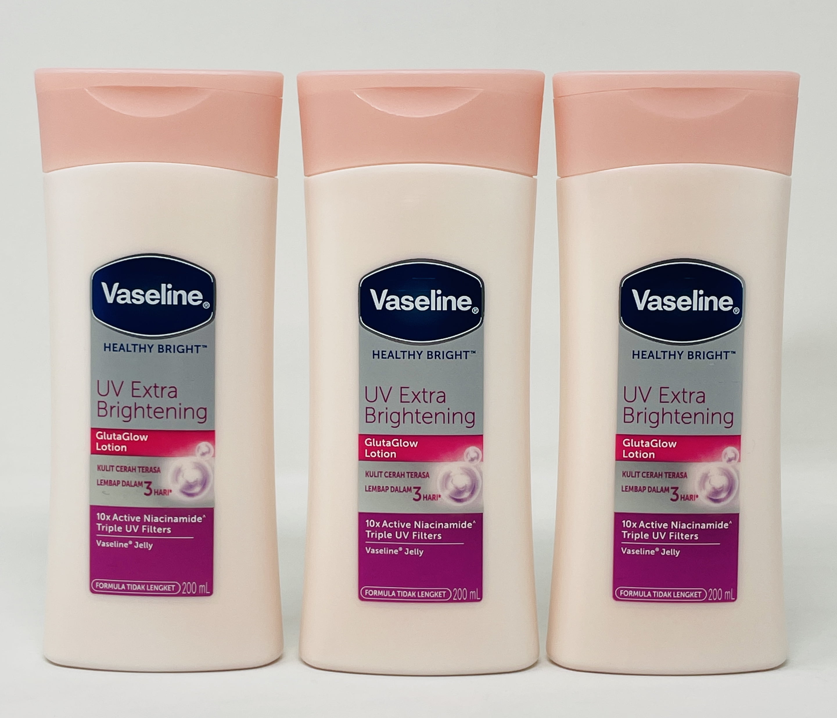 Vaseline Healthy Bright UV Extra Brightening Gluts Glow Lotion 200ml