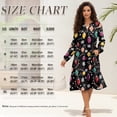 thumbnail image 7 of Uorisanigo Christmas Lights Casual Dress for Women Size S Long Sleeve Casual Midi Dress Ruffled Tiered Elegant Lightweight Fashion Clothing Christmas Dresses, 7 of 7