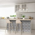 thumbnail image 6 of Mi Alma Removable Vinyl Floral Purple Backsplash Tile Stickers, 24pcs, 6 of 10