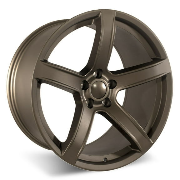Set of 24" Matte Bronze HC2 Hellraiser Style Wheels for RAM 1500, 5x139.7 (24x10, 25mm Offset)