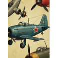 thumbnail image 3 of Vintage Military Aircraft Themed Background Backdrop Banner Decorations for Aviation Themed Parties Flight Enthusiast Gatherings Airplane Model Displays and Photography Props, 3 of 6
