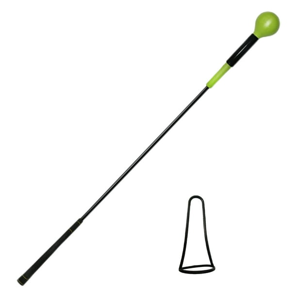 Palos de para entrenador de swing de 115 cm para ejercicios de tempo de fuerza en interiores libre Verde shamjiam Entrenador de swing de golf