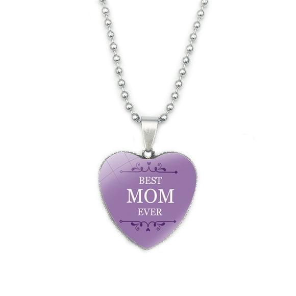 Heliisoer Mom's Gift Birthday Gift MOM Necklace Love Necklace Women's Accessories