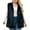 Black, variant on Uaswgudfs Women's Black Faux Fur Vest, Plus Size Winter Sleeveless Warm Outerwear, Casual Fashion Layering Jacket - Trendy Style Black 2XL