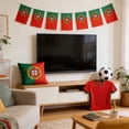 thumbnail image 5 of 196 Inch Portugal Bunting Flags Set of 20, 5.5x8.3 Inch Each Nylon Flag Garland for Football Matches Viewing, Fan Themed Party Bar Atmosphere Decoration, 5 of 6