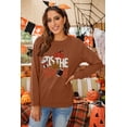 thumbnail image 4 of KimSoong Halloween Sweatshirt for Women Tis The Season Sweater Football Shirt Long Sleeve Crew Neck Shirt, 4 of 7