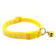 thumbnail image 3 of Pet Cat Dog Collar Bell Footprint Hebilla Correa ajustable para el cuello (Amarillo) Likrtyny  Para estrenar, 3 of 8
