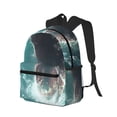 thumbnail image 2 of Lsque Surfing Shark Classic Casual Backpack - Large Capacity Water-Resistant Backpack for School, Work, Travel, and Outdoor Activities, 2 of 8