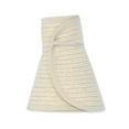 thumbnail image 3 of Time and Tru Women's Packable Straw Visor Hat, White, 3 of 3
