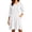 White, variant on SETOOFF Women Round Neck 3/4 Sleeve Embroidered Shift Dress Loose A Line Short Dress with Side Pockets Casual Summer Beach Travel Weekend Shopping Outdoor Vacation Daily Outfits