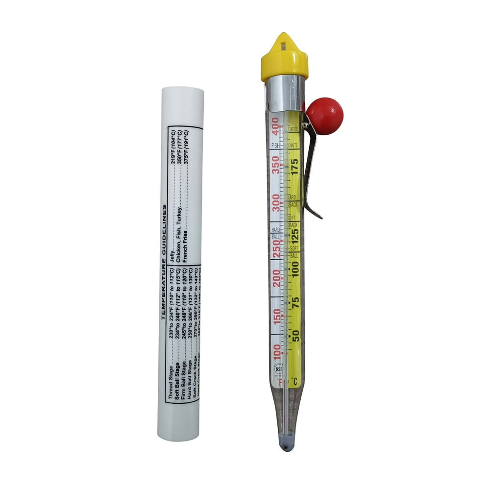 Mainstays Candy &Deep Frying Thermometers with a Clip to Attach to the