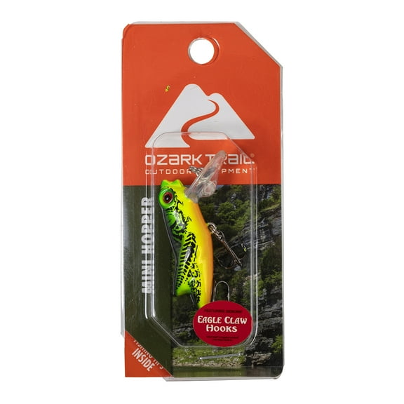Ozark Trail 1/9 Ounce Mini Hopper Fishing Lure - Fire tiger