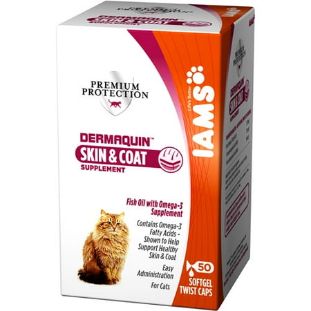 Iams Premium Protection Dermaquin Skin & Coat for Cats, 50 ct