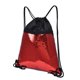 thumbnail image 4 of Mochila Con Cordón Lentejuelas Escolar Bolsas Hombro Almacenamiento para Mujer () Rojo, 4 of 9