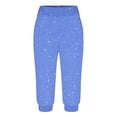 thumbnail image 3 of tarylea Womens Capri Pants Stretchy Drawstring Low Rise Jogger Pants Soft Comfy Lounge Cropped Yoga Pants with Pockets, 3 of 4