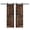 Dark Walnut, variant on Coast Sequoia 48 in x 84 in S Series DIY Knotty Wood Double Sliding Barn Door With Hardware Kit (Unfinished)