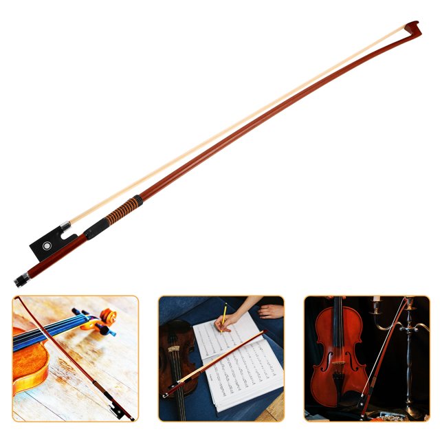 OULII Loud and Clear Tone Violin Bow Replacement Black Wood 1Pack