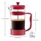 thumbnail image 2 of Utopia Kitchen Cafetera de prensa francesa de 34 onzas y 1 litro, tetera, prensas de café de viaje, cafetera de borosilicato espesada resistente al calor para regalos de viaje de camping, paquete rojo, 2 of 5