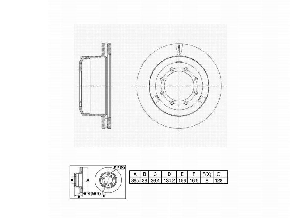 Winstop Brake Rotor, Rear WS256021, Ram 3500 2023-2019