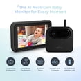 thumbnail image 2 of Tiny Traveler Ai Monitor inalámbrico inteligente para coche de bebé con kit de viaje y banco de energía: detección de alertas de seguridad alimentadas por IA, valla virtual, visión nocturna de largo a, 2 of 5