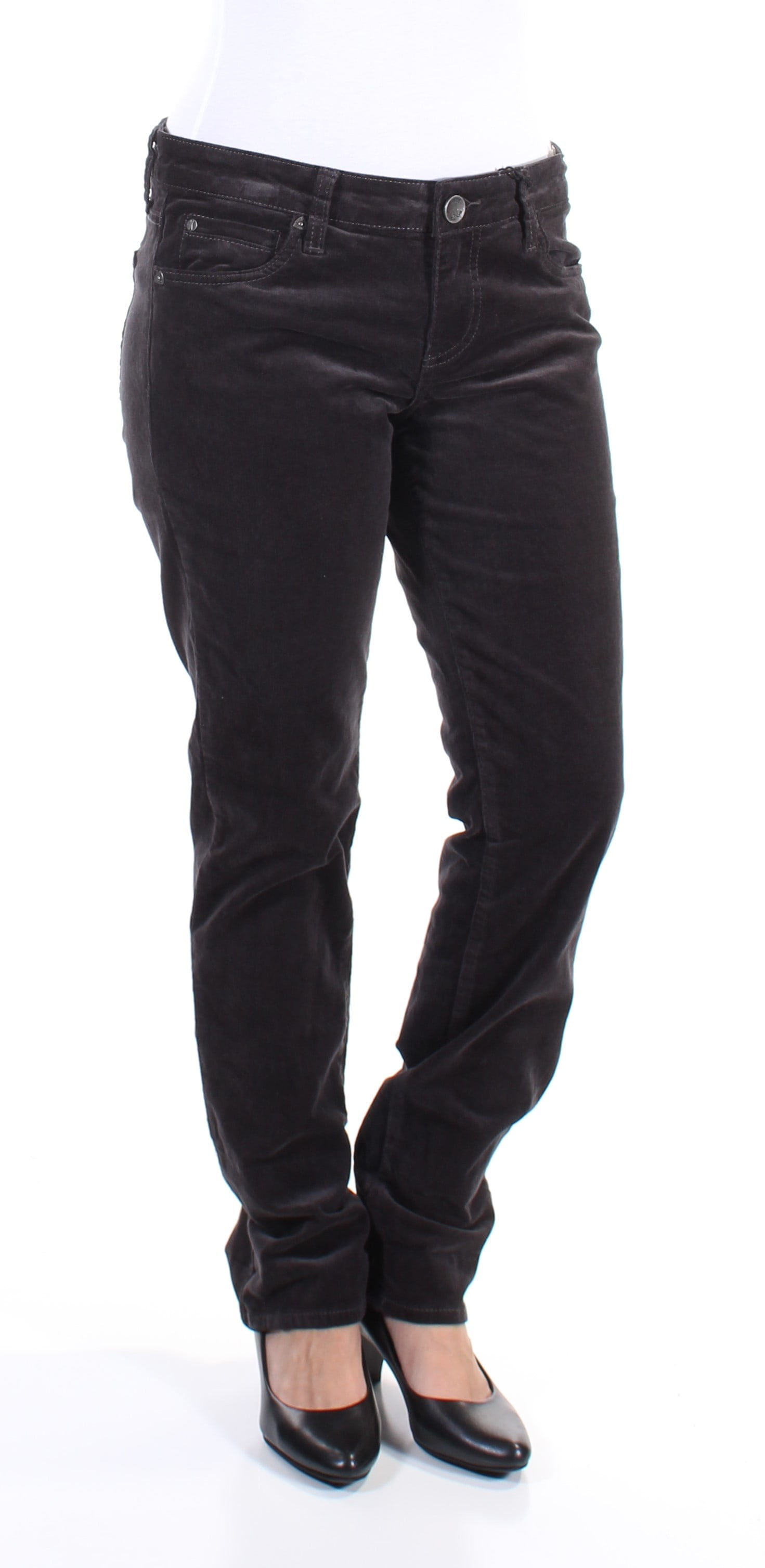 KUT 79 Womens New 1385 Gray Corduroy Casual Pants 6 B+B