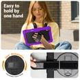 thumbnail image 4 of Case for Samsung Galaxy Tab S11 Ultra 2025 14.6 Inch with Screen Protector, 360 Degree Rotating Kickstand Hand Strap Heavy Duty Shockproof Cover with Shoulder Strap, Purple, 4 of 7