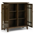 thumbnail image 4 of Pemberly Row 2 Doors Transitional Wood Medium Cabinet in Brown, 4 of 10