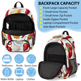 thumbnail image 5 of Herdesigns Vegetable Backpack with Lunch Box Pepper Lightweight Large Travel Work Laptop Backpacks Set Casual Daypacks, 5 of 8