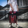 thumbnail image 4 of Fashion Men Female Oxford Large Capacity Bags Preppy Style Leather Backpacks, 4 of 5