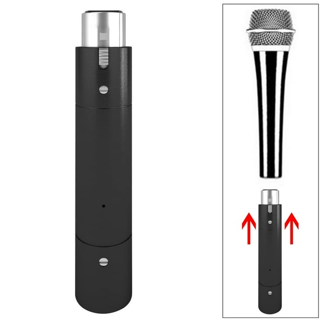 Amplificador de micrófono dinámico Hugo Preamplificador de micrófono profesional negro