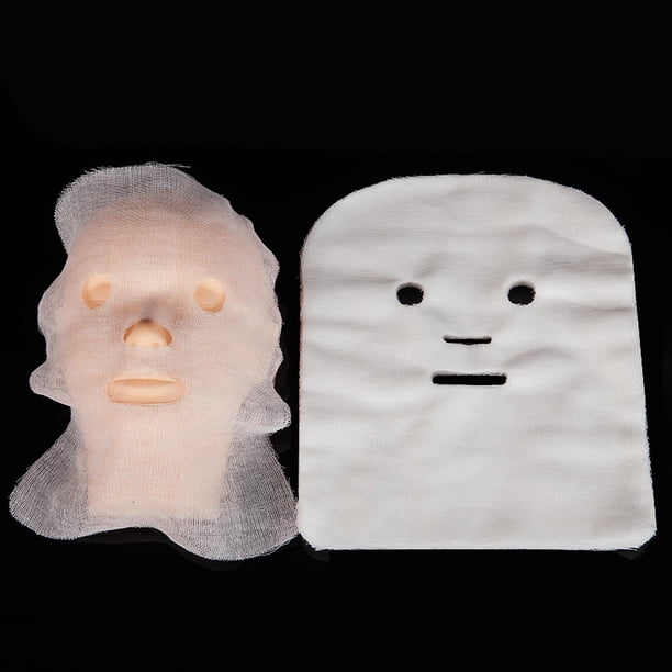 Mascarilla de gasa 100 piezas perfecl almohadillas faciales de gasa suave Estilo A
