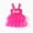 Tutu Dress, variant on Barbie Girls Dress Roseowhite Allover Letter Print Bowknot Sleeveless Summer Dresses Sizes 7-8 Years