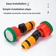 thumbnail image 3 of Garden Sprayer Nozzle Replacement, Adjustable Fine Mist Watering Nozzle for Garden Hose Plant Watering, Uniform Coverage Durable Outdoor Use, 3 of 6