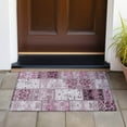thumbnail image 6 of Addison Rugs Chantille Indoor/Outdoor Transitional Panel Burgundy Washable Rectangle Rug, 1'8" x 2'6", 6 of 6
